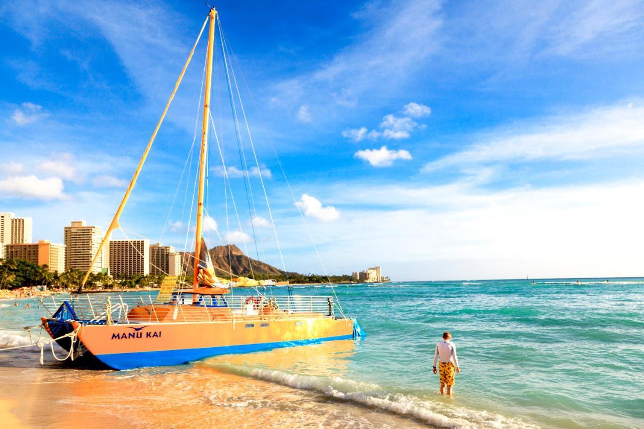 Gorgeous Condo With Ocean View, Near Beach, Free Parking Honolulu Kültér fotó