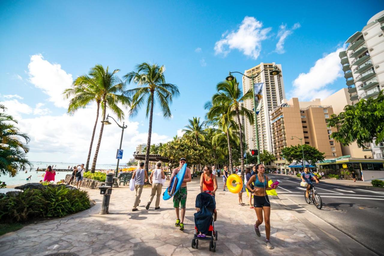 Gorgeous Condo With Ocean View, Near Beach, Free Parking Honolulu Kültér fotó